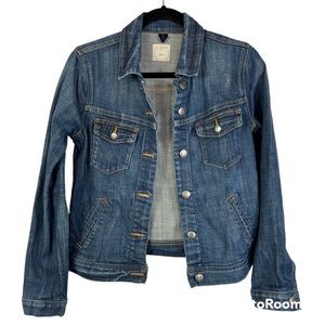 J. Crew Factory Blue Denim Jean Jacket Women’s Size XS